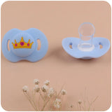 1Pcs Baby Soft Food Silicone Nipple Infant Safe Circle Flower Type Nipples Toddler Pacifier Cartoon Pattern Teether Chew Toy