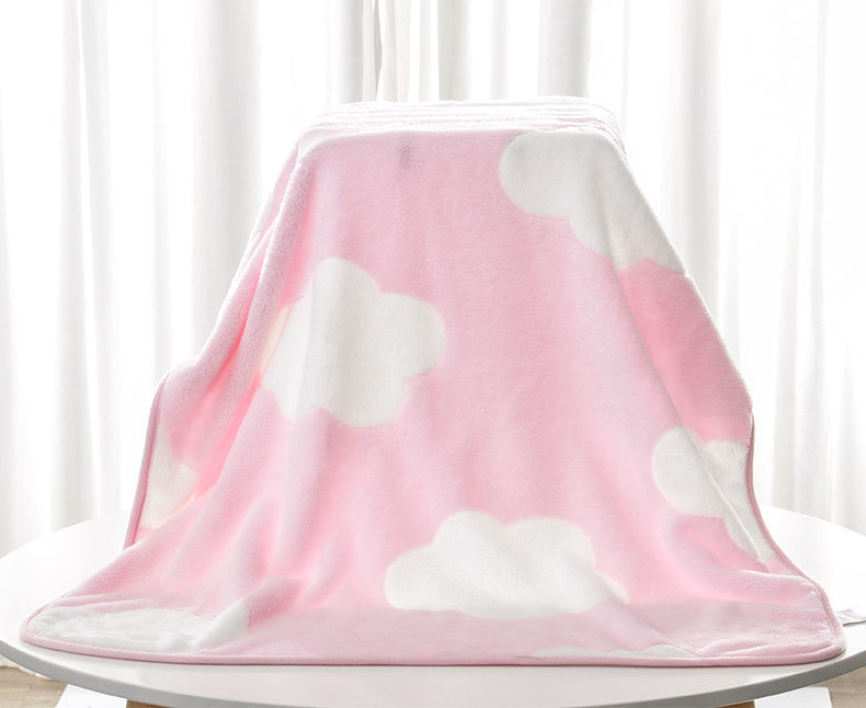 Baby Blankets Newborn 3D Clouds Print Flannel Baby Blanket Baby Boy Girl Swaddle Wrap Infant Stroller Cover Kids Bedding Blanket