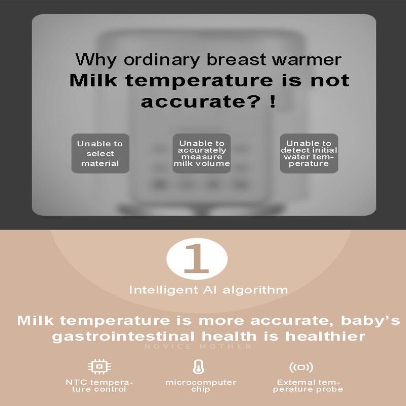 Cross-border Supply Milk Warmer Automatic Hot Milk Insulation Baby Breast Milk Thermostat Milk Bottle Sterilizer In Stock