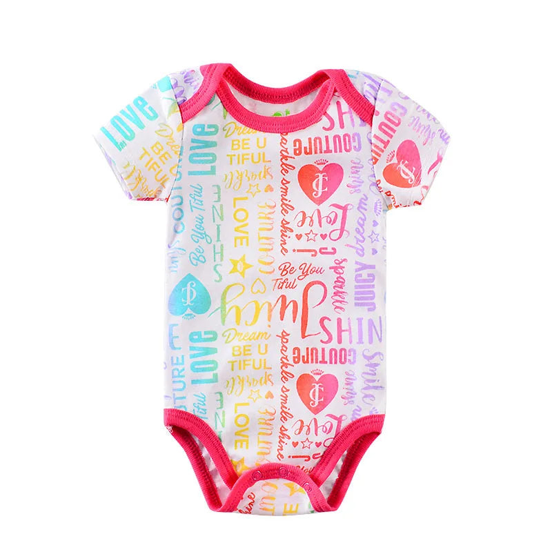 1-2 Pieces Baby Bodysuit For Newborns Summer Baby Romper Girl/Boy Clothes 0-12M Newborn Clothing Infant Soft Tight Baby Clothes