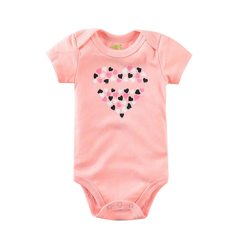 1-2 Pieces Baby Bodysuit For Newborns Summer Baby Romper Girl/Boy Clothes 0-12M Newborn Clothing Infant Soft Tight Baby Clothes