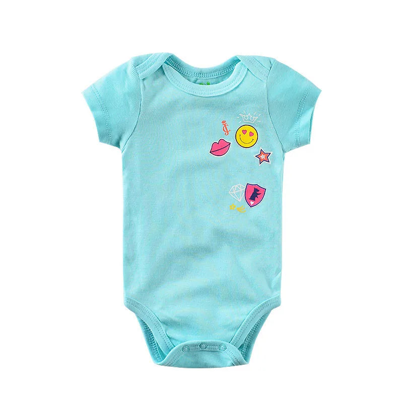 1-2 Pieces Baby Bodysuit For Newborns Summer Baby Romper Girl/Boy Clothes 0-12M Newborn Clothing Infant Soft Tight Baby Clothes