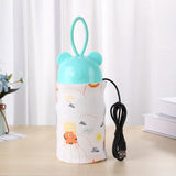 Baby Feeding Milk Bottle Warmer Insulation Bag Cotton Feeding Bottle Insulation Cover Storage Bag Thermostat