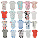 1-2 Pieces Baby Bodysuit For Newborns Summer Baby Romper Girl/Boy Clothes 0-12M Newborn Clothing Infant Soft Tight Baby Clothes