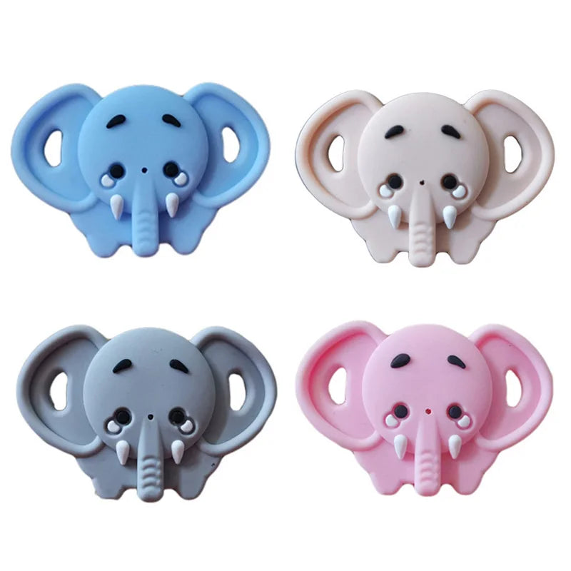 Cartoon Silicone Pacifier Animal Elephant Cute Baby Nipple Bpa Free Toddler Infant Dummy Soother Newborn Christmas Birthday Gift