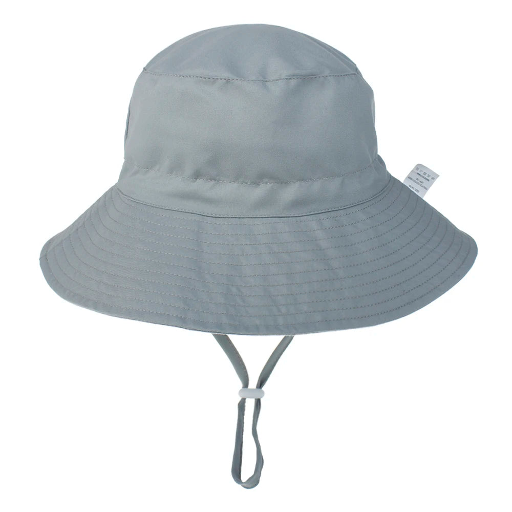 Summer Baby Sun Cap Baby Sun Hat For Girls and Boys Outdoor Neck Ear Cover Anti UV Kids Beach Caps Bucket Cap 0-8 Years