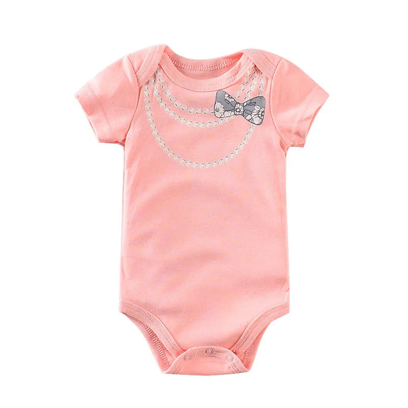 1-2 Pieces Baby Bodysuit For Newborns Summer Baby Romper Girl/Boy Clothes 0-12M Newborn Clothing Infant Soft Tight Baby Clothes