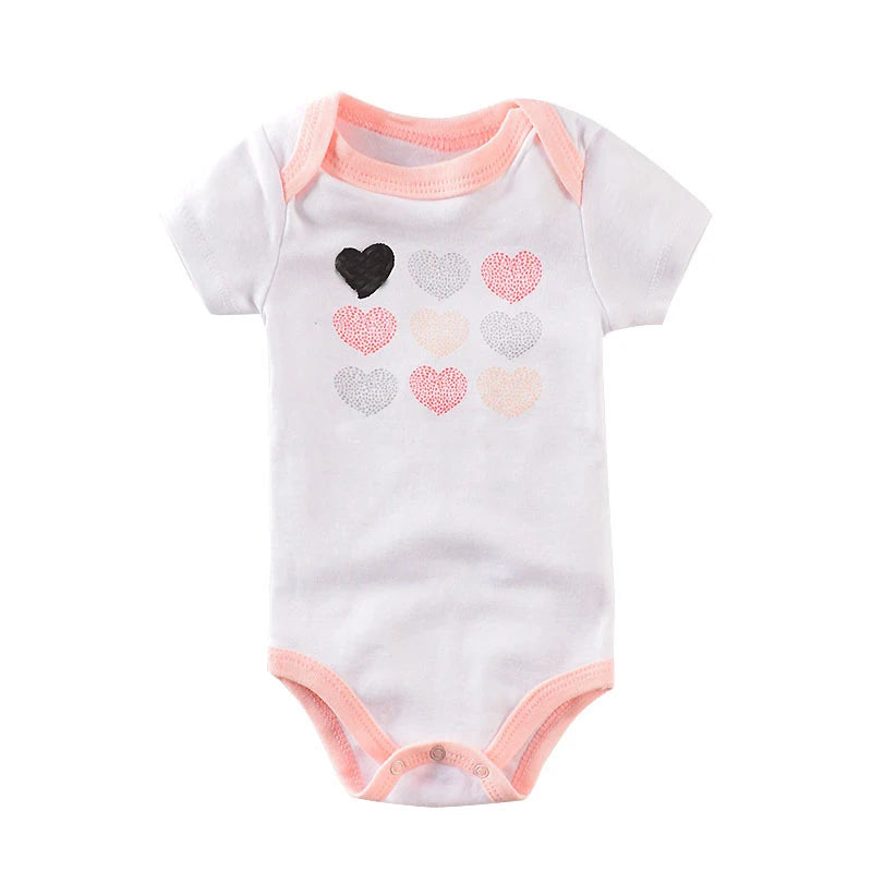 1-2 Pieces Baby Bodysuit For Newborns Summer Baby Romper Girl/Boy Clothes 0-12M Newborn Clothing Infant Soft Tight Baby Clothes