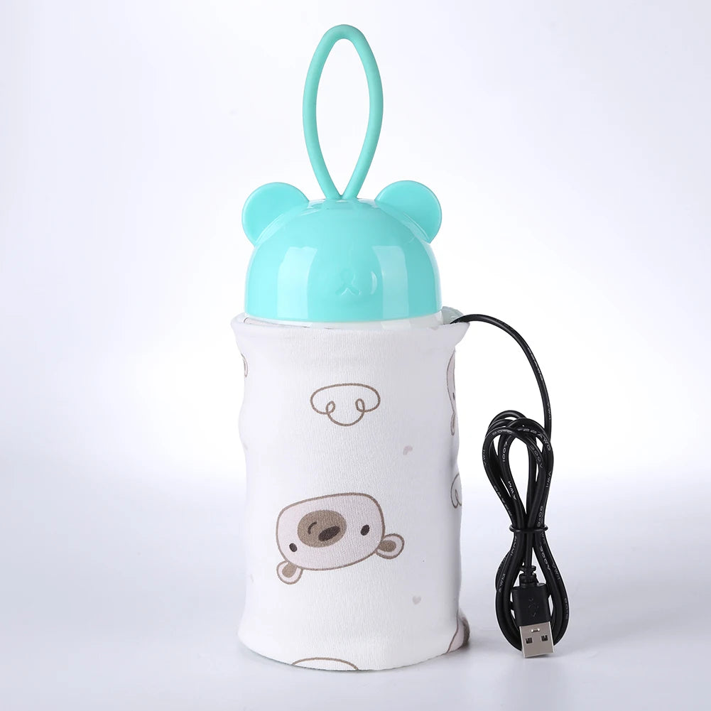 Baby Feeding Milk Bottle Warmer Insulation Bag Cotton Feeding Bottle Insulation Cover Storage Bag Thermostat