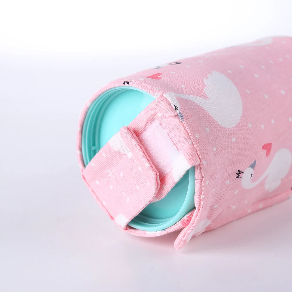 Baby Feeding Milk Bottle Warmer Insulation Bag Cotton Feeding Bottle Insulation Cover Storage Bag Thermostat