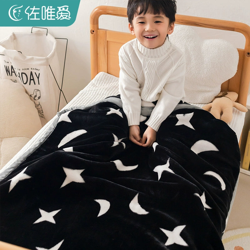 Raschel Winter Kindergarten Student Duvet Small Blanket