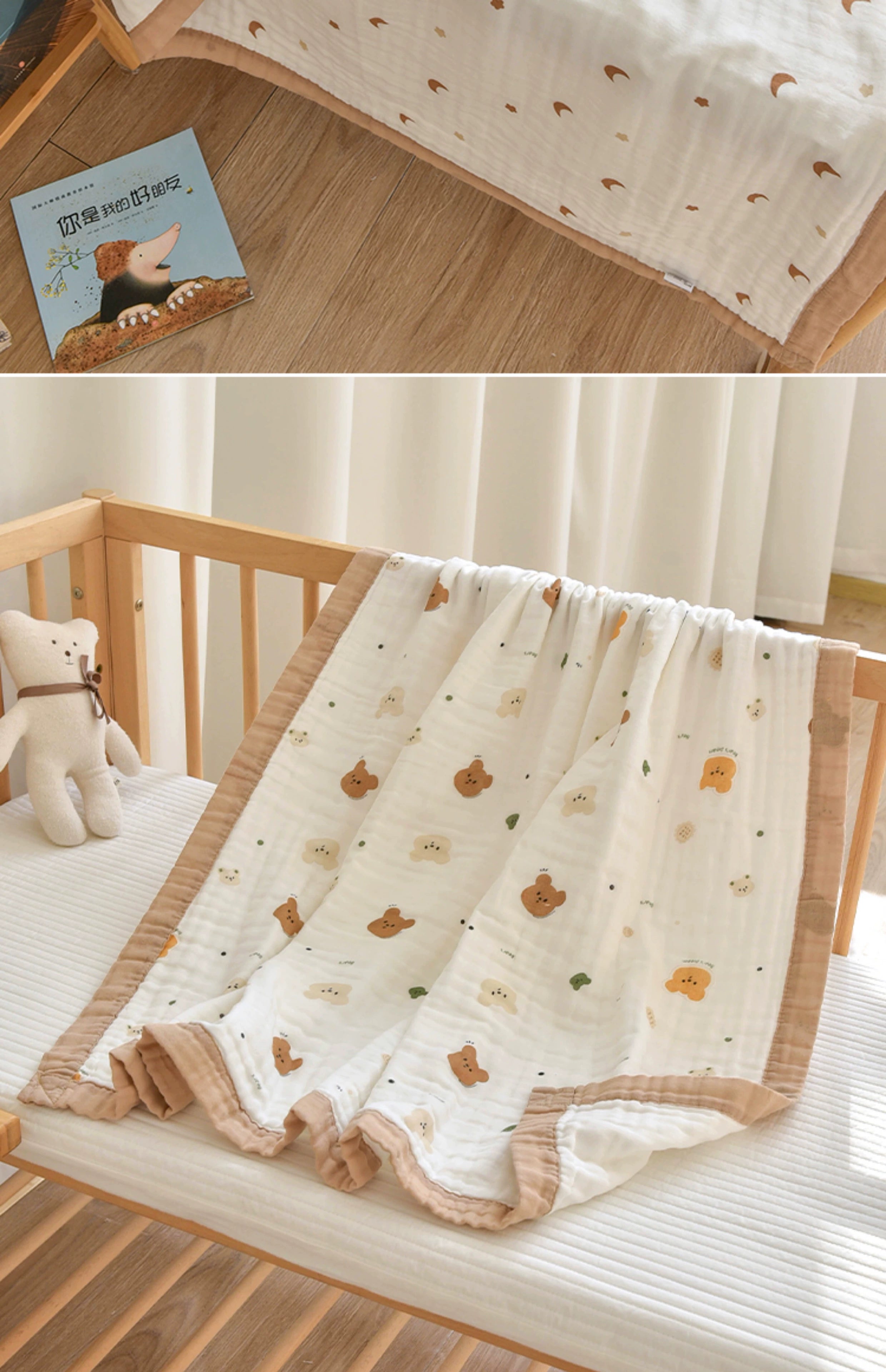 Newborn Gauze Kindergarten Absorbent Blanket Pure Cotton Bath Towel