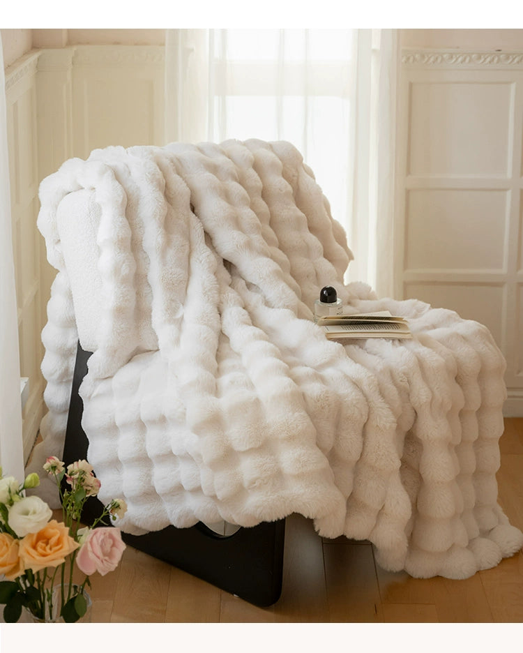 Accessible Luxury Office Shawl Winter Fancy Blanket