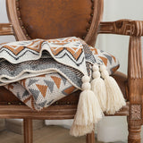 Navajo Knitting Bohemia Baby Air Conditioning Blanket