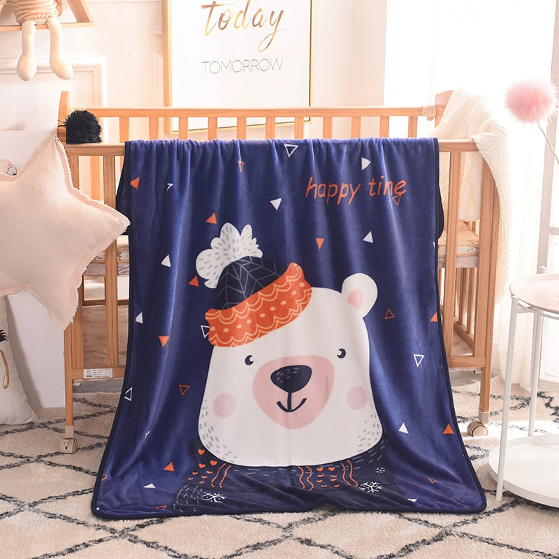 Cashmere Double Layer Thickened Kindergarten Primary School Student Blanket