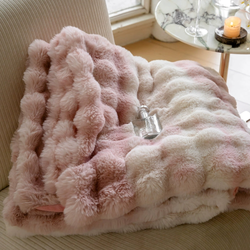 Accessible Luxury Office Shawl Winter Fancy Blanket