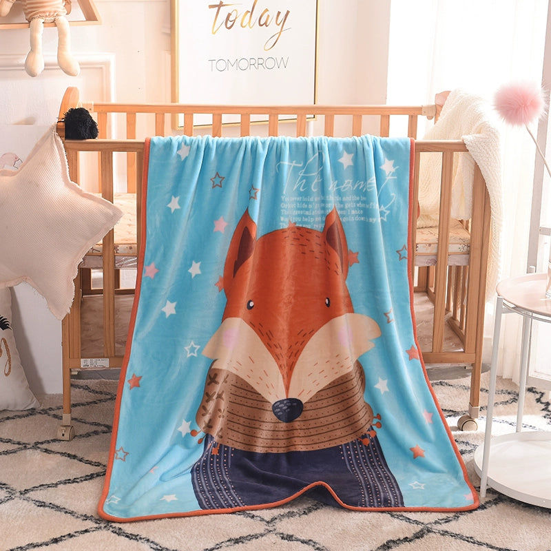 Cashmere Double Layer Thickened Kindergarten Primary School Student Blanket