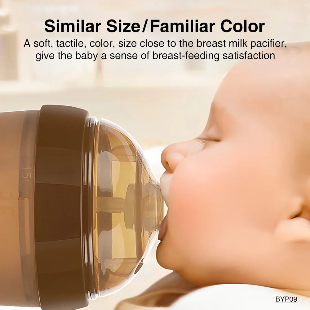 150ML/250ML Portable Baby Bottle Slicone Feeding Bottle With Handle Baby drop-resistant Bottles Newborn Bottle BPA Free