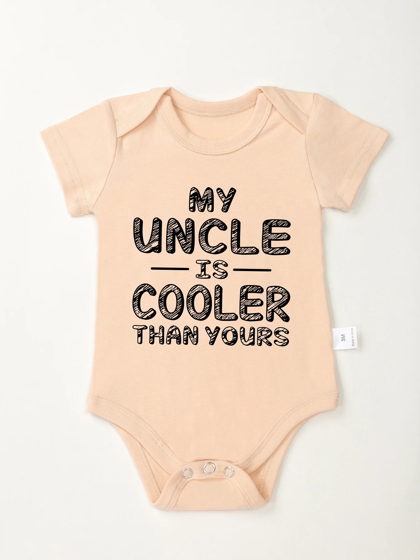 Toddler Jumpsuit MY UNCLE IS COOLER THE YOU Kawaii Baby Girl Boy Clothes Summer Cotton Onesie Summer Loose Breathable