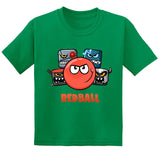 Hot Sale Red Ball 4 Print Cartoon Kids T-shirt Funny Baby Boys Girls Clothes Summer Fashion Children Cotton Short Sleeve T shirt