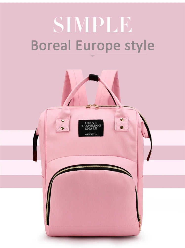 1 portable multi-functional mommy bag, diaper bag, backpack, fashion mommy bag