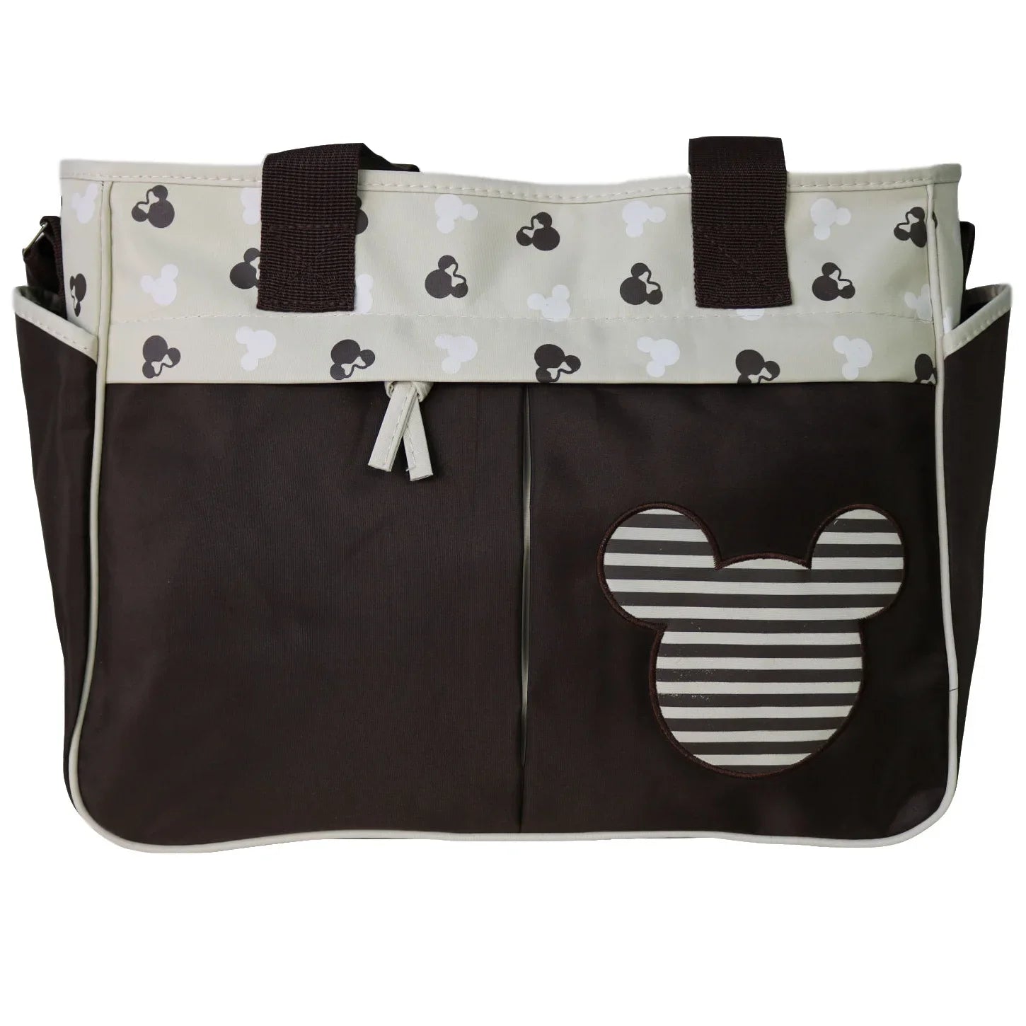 Disney Mickey's New Diaper Bag Handbag Luxury Brand Cartoon Fashion Baby Bag 5-piece High Capacity Baby Diaper Bag High Quality