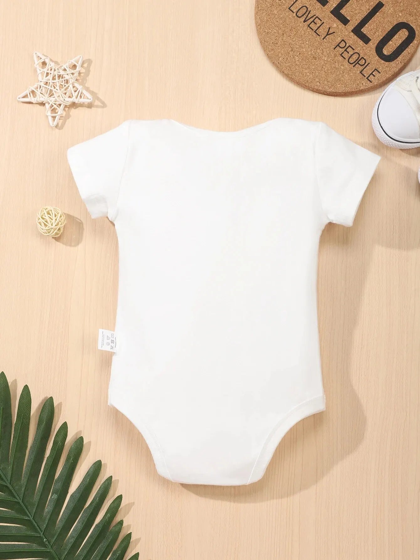 0 to 24 Month Newborn Onesies Cotton New Cute Baby Boy Clothes Cozy Home Casual Short Sleeve Toddler Romper White Wholesale