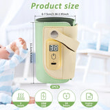 Portable Bottle Warmer USB Baby Milk Bottle Warmer with Temperature Control Newborn Infant Portable Feeding Warmers