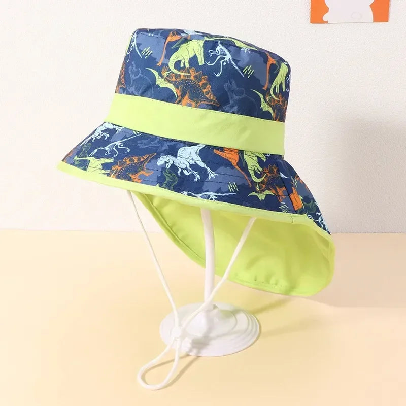 New 2022 Spring Summer Cotton Baby Sun Hat for Girls Boys Baby Bucket Hat Outdoor Children Fisherman Hat UV Protection Beach