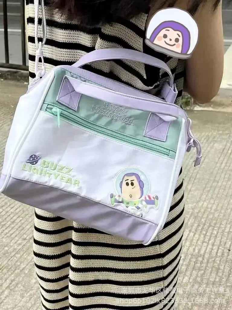 New Disney Fashion cartoon toy story Bag Outdoor Shopping Large Capacity Baby Handbag Big Shopping Bag