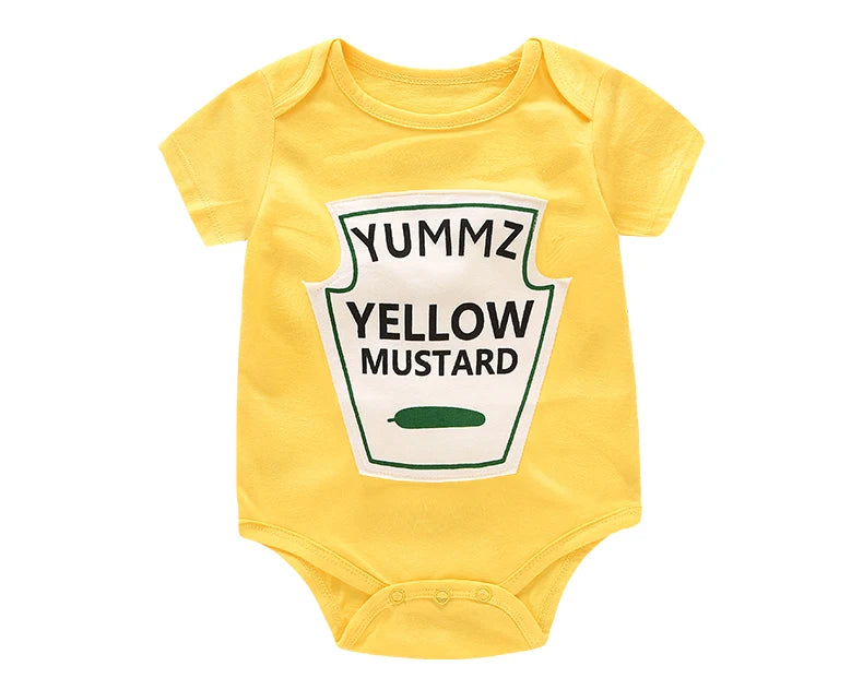 New Summer Baby Boys Girls Clothes Baby Bodysuit Short Sleeved Letter Baby Bodysuits One Pieces Cute Babies Twins Clothes #Y