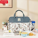 Mommy Diaper Bag For Babies LargeCapacity Organizer Waterproof Wide Opening Travel Messenger Crossbody Bag Mummy Baby Nappy Bag