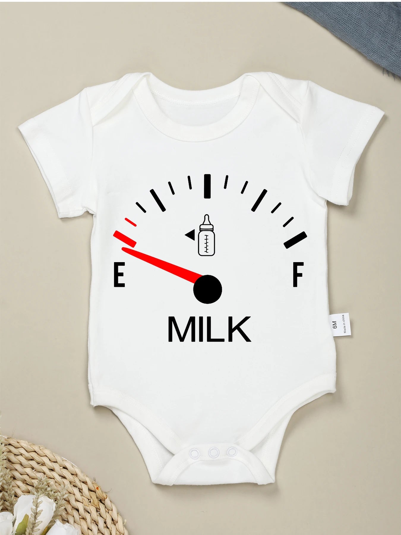 Hot White Cotton  Baby Onesie Minimalist Print Top Sell Creativity Milk High Quality Summer New Clothes 0-24 Newborn Romper