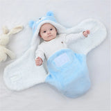 Newborn Envelope Blanket Soft Hooded Wrapping Towel Warm Baby Wrap Cloth Newborns Breathable Quilts Soft Blanket