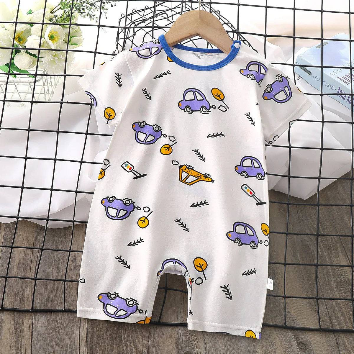 Summer Baby Jumpsuit Romper Clothing Boys Girls Clothes Children's Short-Sleeved Newborn One-piece Romper Children Clothing