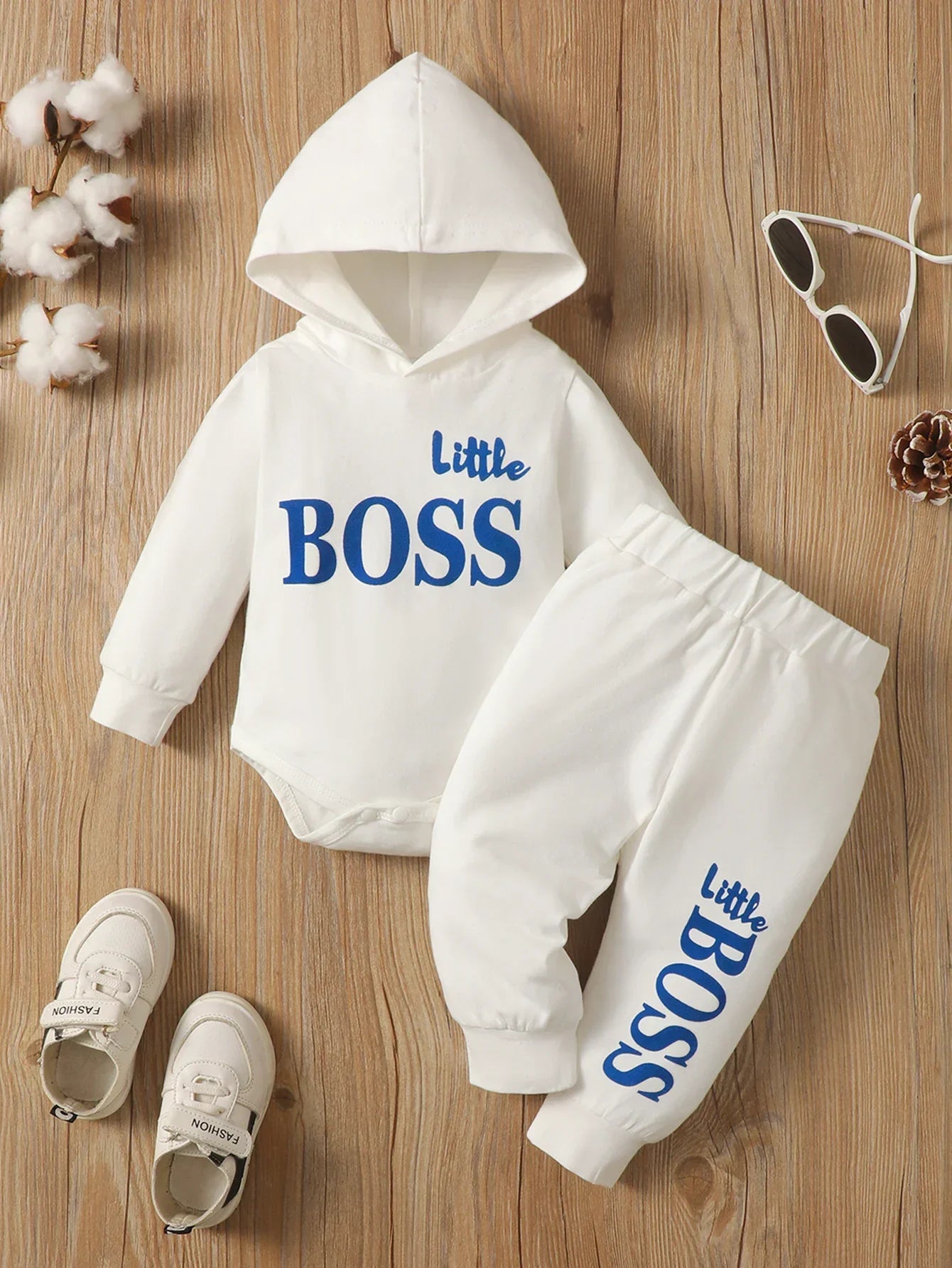 Winter   Newborn  Infant   0-24M  Baby   Boy   Long   Sleeves   Cotton   Hooded   Letter    Fashion    Baby   Hoodies   Clothing