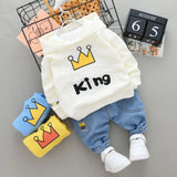 Baby Boys Clothes Sets Autumn Spring Infant Tracksuits Toddler Cotton denim set Outfits for Newborn Boys Clothes Suits