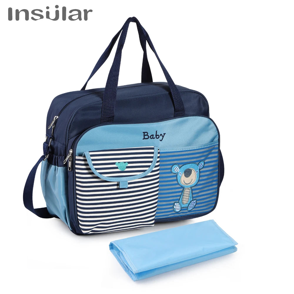 New Mommy Changing Bag Lovely Multicolored Baby Diaper Bag Large Capacity Fashion Mother's Maternity Bag Baby Stroller Nappy Bag