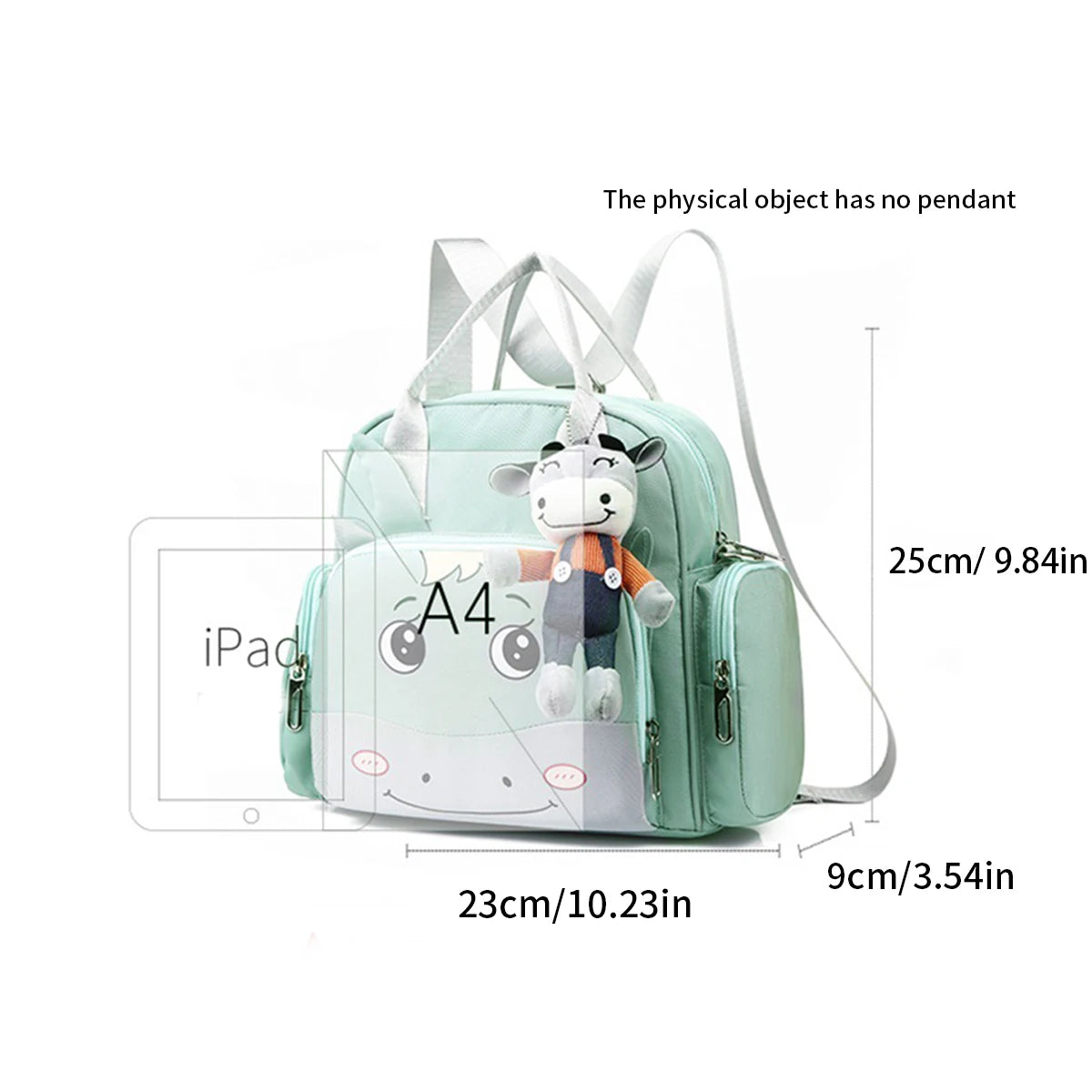 1PC Mom and baby bag waterproof single shoulder portable double back cartoon large capacity multi-purpose car hanging bag