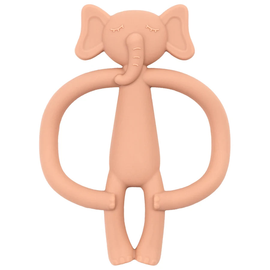 New Kids Teething Silicone Nursing Teether Gifts Newborn Dental Care Durable Teether Toys Teething Infant Chewing Toy Baby Stuff