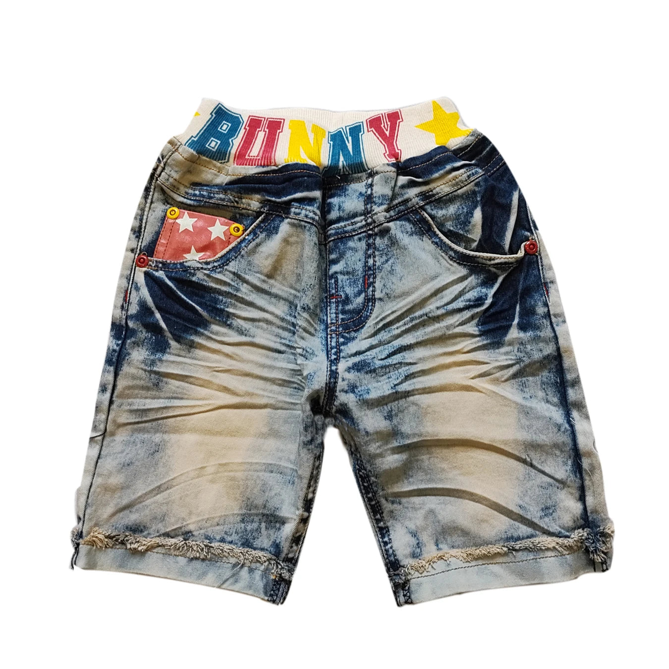 5053 kids denim shorts soft summer 40% length boy shorts jeans