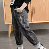 Big Boy Trousers Jeans For Boys Summer Clothes Children's Clothing From 11 To 12 Years Kids Pants Boy's Child Teenager Clothing