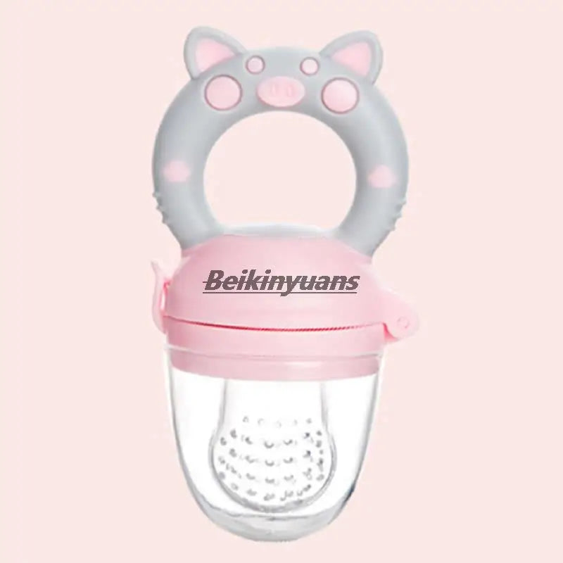 Baby Nipple bottle bite teeth toddler fruits vegetables bag tools baby nipple pacifier buckle enjoyed artifact newborn pacifier