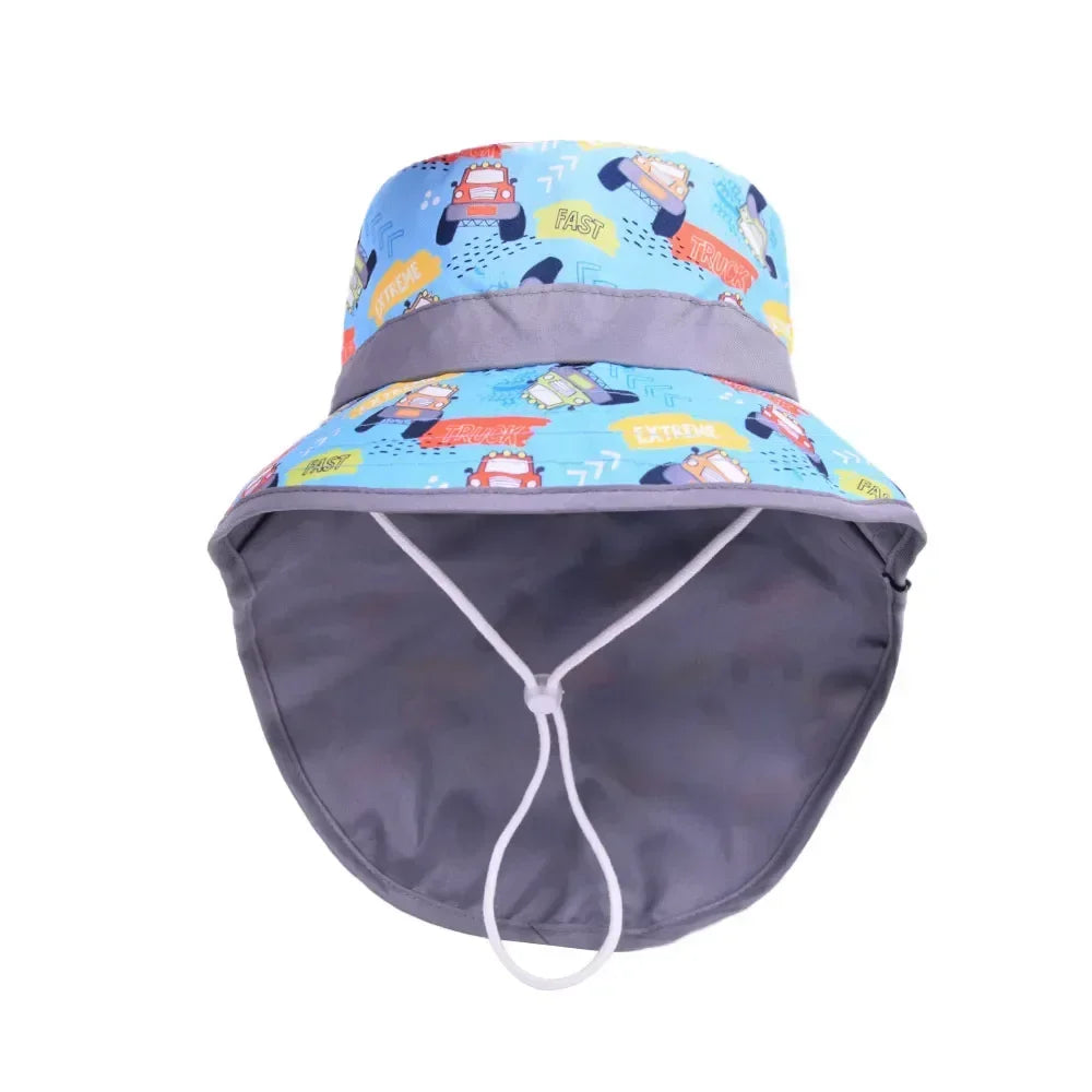 New 2022 Spring Summer Cotton Baby Sun Hat for Girls Boys Baby Bucket Hat Outdoor Children Fisherman Hat UV Protection Beach