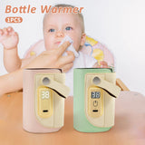 Portable Bottle Warmer USB Baby Milk Bottle Warmer with Temperature Control Newborn Infant Portable Feeding Warmers