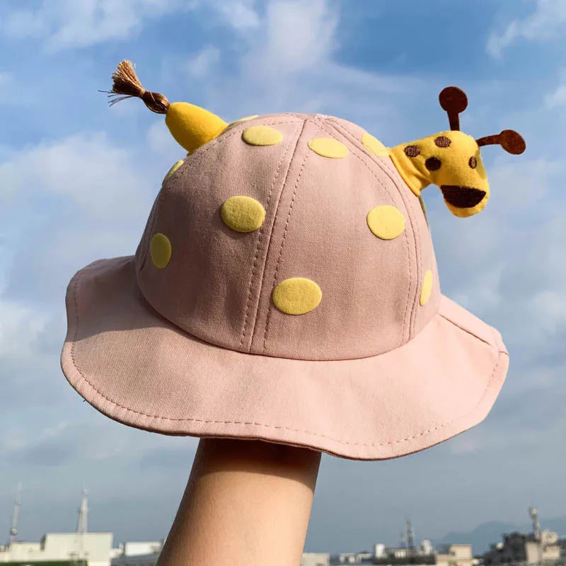 Baby Bucket Hat for Kids Spring Outdoor Boys Girls Sun Hat Summer Cute Frog Toddler Children Fisherman Cap Cotton Panama Bonnet