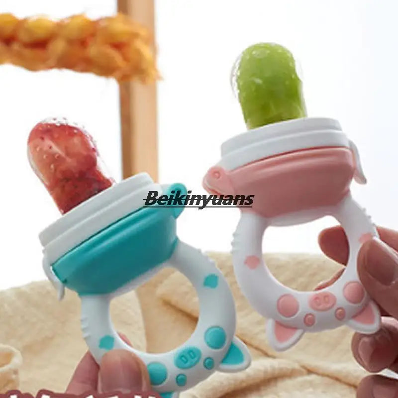 Baby Nipple bottle bite teeth toddler fruits vegetables bag tools baby nipple pacifier buckle enjoyed artifact newborn pacifier