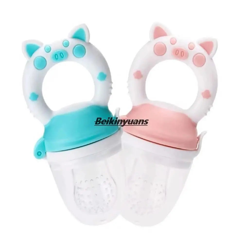 Baby Nipple bottle bite teeth toddler fruits vegetables bag tools baby nipple pacifier buckle enjoyed artifact newborn pacifier