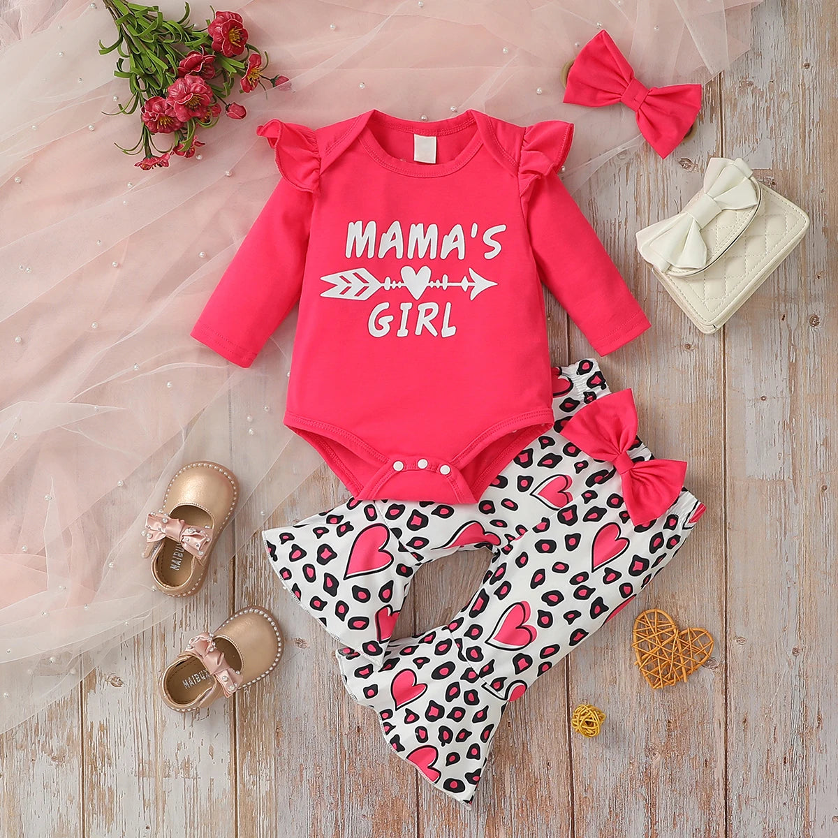 Baby's 2pcs Long Sleeve Printing Letter Casual Summer Outfit Girl's Clothes For Daily