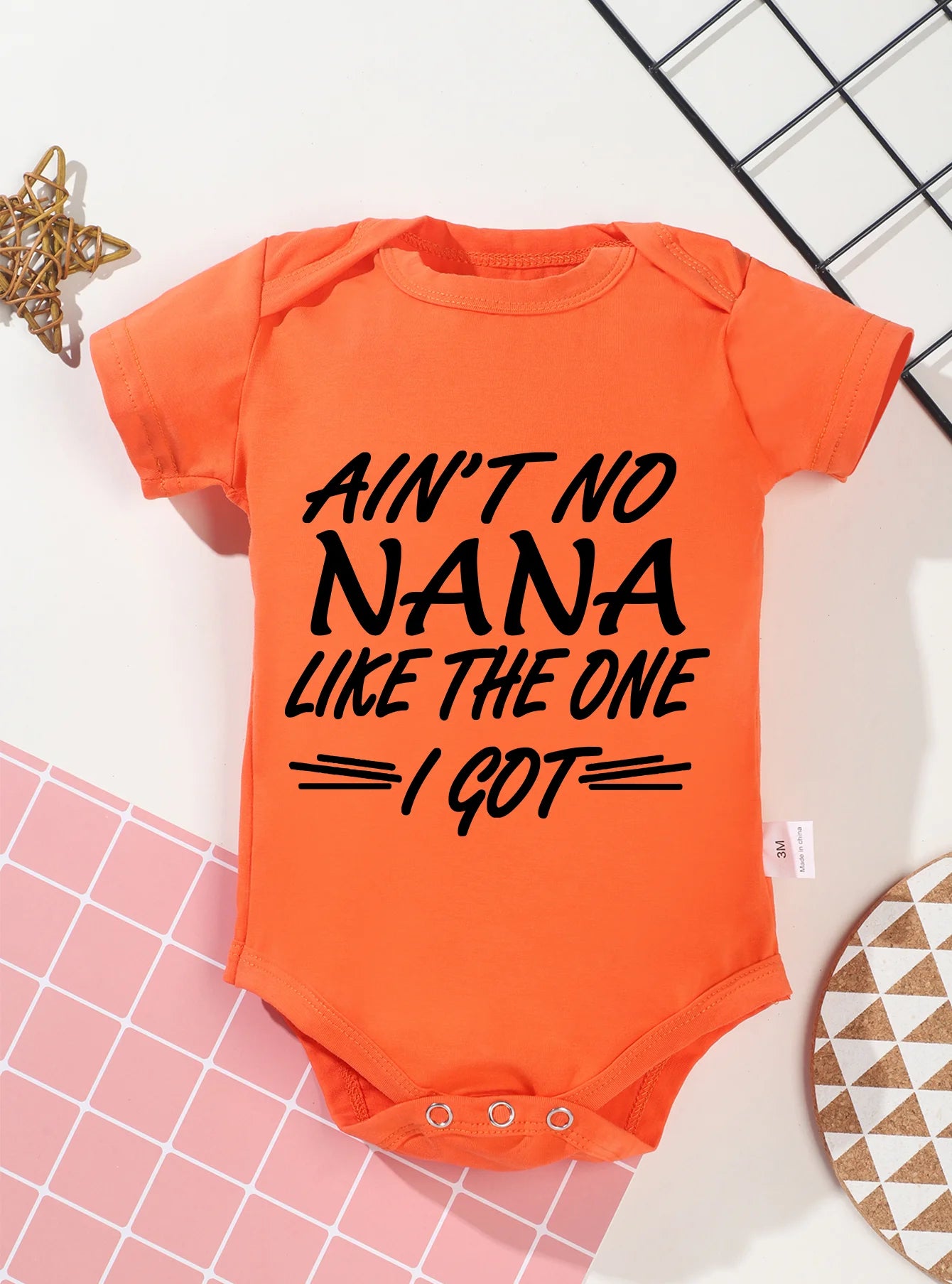 Jumpsuit Newborn Bodysuit Rompers Ain't No Nana Like The One I Got Print Baby Girl Boy Toddler Clothes Infant Short Sleeve